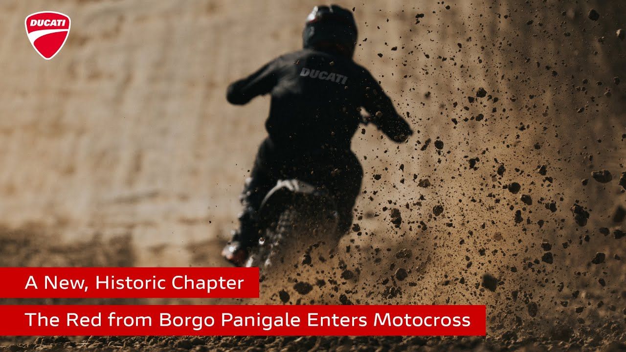 Still from The Red from Borgo Panigale Enters Motocross